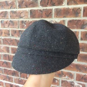 World Market Faux Wool Driving Cap